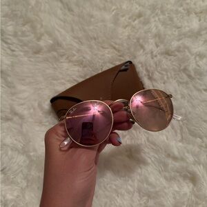 Pink Round ray bans